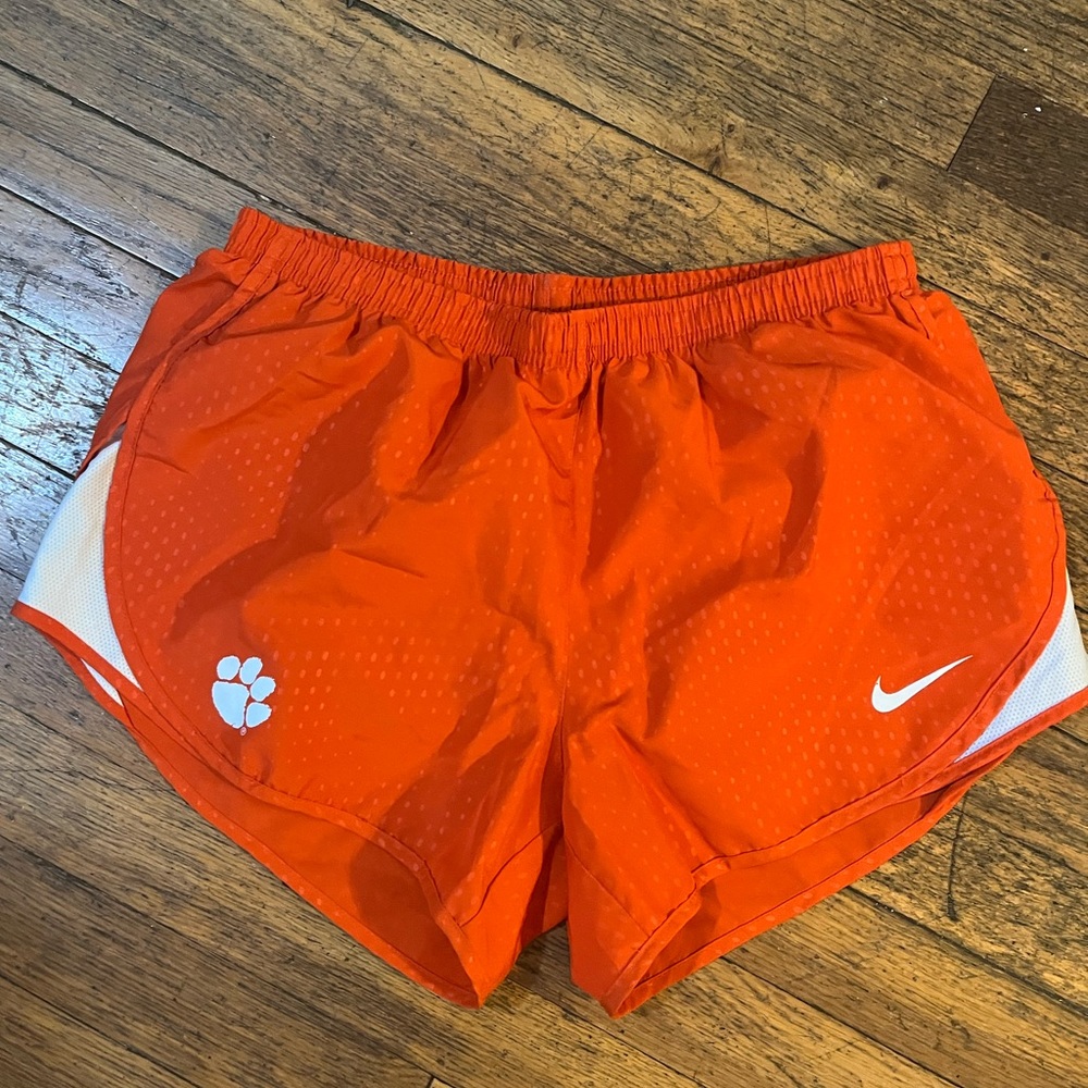 Nike Dri-fit orange shorts, size M, Clemson